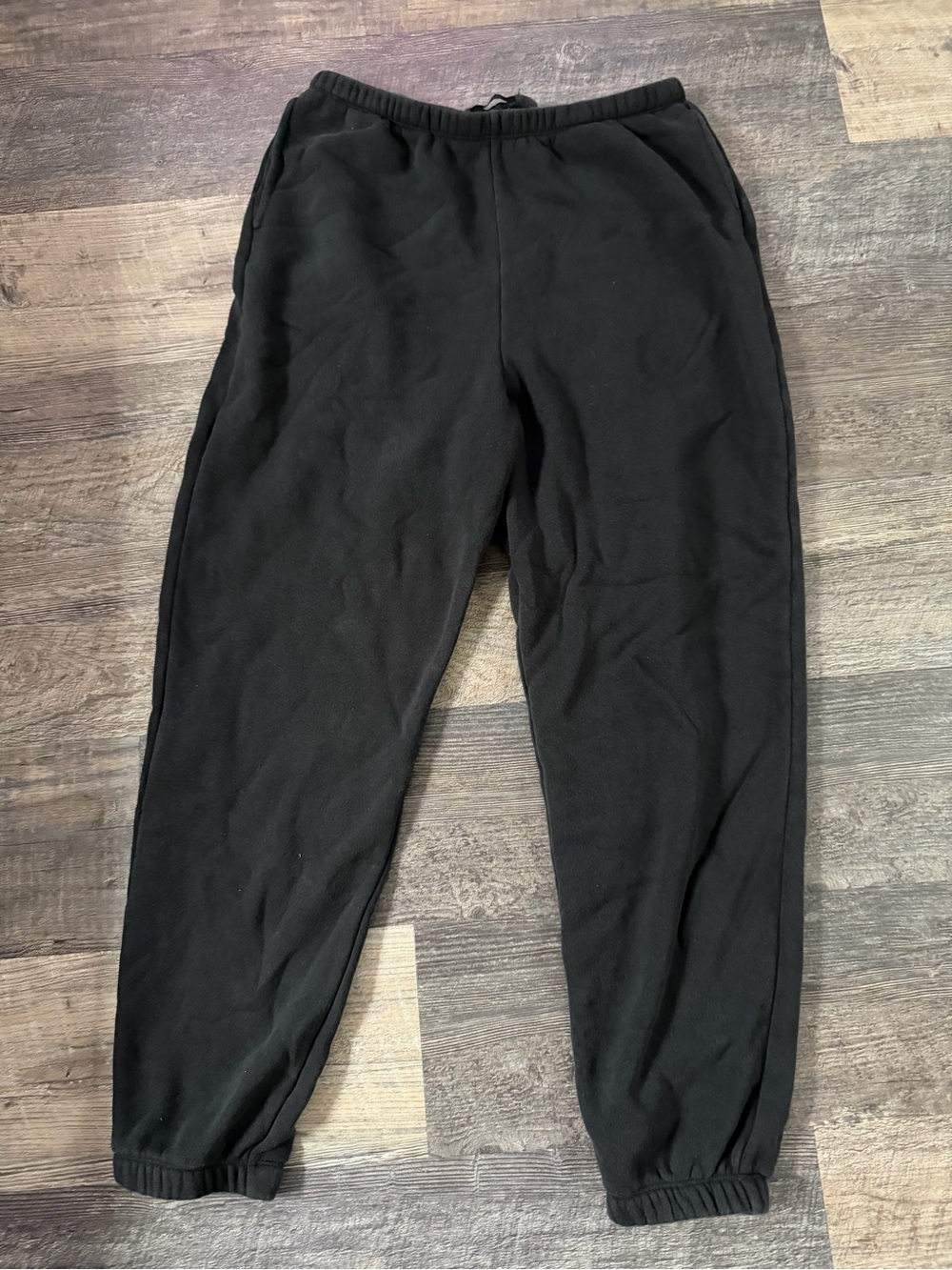 Nuuds Classic Black Sweatpants Size Large